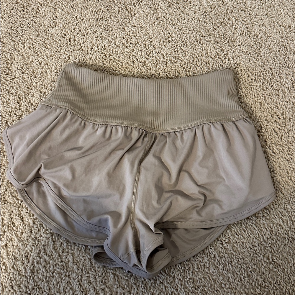 Brown free people moment shorts